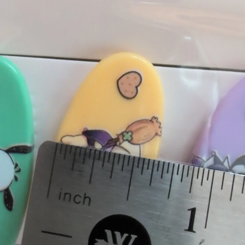 Cute Character Hair Clips Set